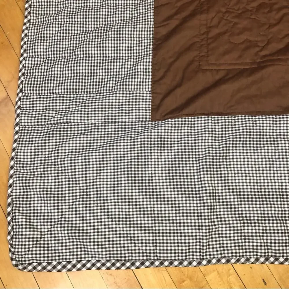 Vintage Embroidered Animal Quilt